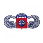82nd Airborne Division Outside Decal with Paratrooper Wing Backing