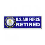 US Air Force Retired Bumper Sticker