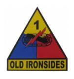 1st Armored Division Outside Decal with Old Ironsides