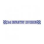 3rd Infantry Division Window Strip Decal