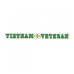 Vietnam Veteran Outside Window Decal