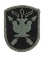 JFK Special Warfare Patch Foliage Green (Velcro Backed)