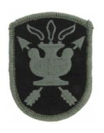 JFK Special Warfare Patch Foliage Green (Velcro Backed)