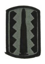 197th Infantry Brigade Patch Foliage Green (Velcro Backed)