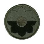 9th Infantry Division Patch Foliage Green (With Hook Fastener)