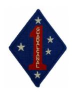 1st Marine Division Patch