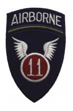 11th Airborne Division Patch