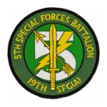 5th Battalion 19th Special Forces Group (A) PATCH