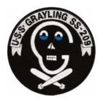 USS Grayling SS-209 Submarine Patch