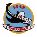 USS Thornback SS-418 Submarine Patch
