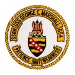 USS George C. Marshall SSBN-654 Patch