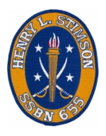 USS Henry L Stimson SSBN-655 Patch