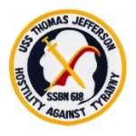 USS Thomas Jefferson SSBN-618 Patch