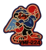 Marine Fighter Squadron VMF-224 Patch (Hook & Loop Backing)
