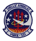 Marine Fighter Attack Squadron VMFA-321 Hells Angels Patch