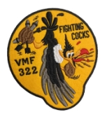 Marine Fighter Squadron VMF-322 Fighting Cocks Patch