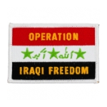 Operation Iraqi Freedom Flag Patch