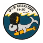 USS Grenadier SS-210 Submarine Patch