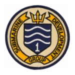 Navy Submarine Development Group 1 Patch