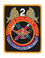 Navy Submarine Development Group 2 Patch