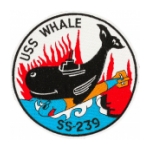 USS Whale SS-239 Submarine Patch