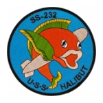 USS Halibut SS-232 Submarine Patch