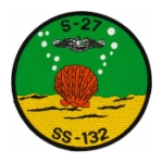 USS S-27 SS-132 Submarine Patch