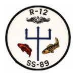 USS R-12 SS-89 Submarine Patch