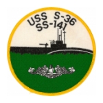 USS S-36 SS-141 Submarine Patch