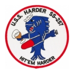 USS Harder SS-257 (Hit'em Harder) Patch