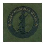 Army National Guard Recruiter Identification Badge (OD Green Sew On)