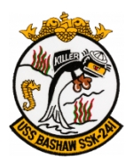 USS Bashaw SSK-241 Patch