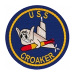 USS Croaker SS-246 Submarine Patch