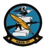 Marine Headquarters and Headquarters Squadron H&HS-37 Patch