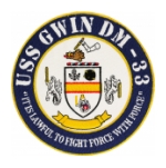 USS Gwin DM-33 Ship Patch