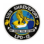 USS Shreveport LPD-12 Ship Patch