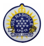 USS Nashville LPD-13 Ship Patch