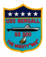 USS Bergall SS-320 Patch