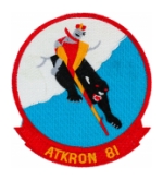 Navy Attack Squadron VA-81 Patch
