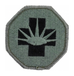 8th Medical Brigade Patch Foliage Green (With Hook Fastener)