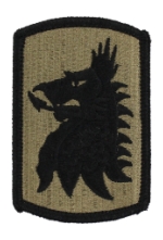 455th Chemical Brigade Scorpion / OCP Patch With Hook Fastener