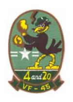 Navy Fighter Squadron VF-45 Patch