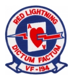 Navy Fighter Squadron VF-194 Patch