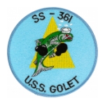 USS Golet SS-361 Patch