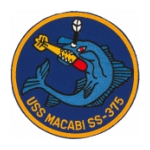 USS Macabi SS-375 Patch