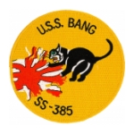 USS Bang SS-385 Patch