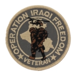 Operation Iraqi Freedom Veteran Patch (Desert)