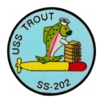 USS Trout SS-202 Submarine Patch