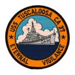 USS Tuscaloosa CA-37 Ship Patch