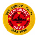 USS Quincy CA-71 Ship Patch